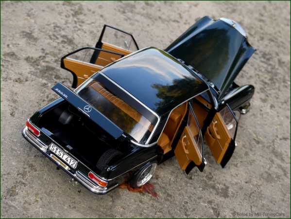 1:18 Mercedes Benz 280 SE W108 1968 DarkGreen + BBS = inkl OVP